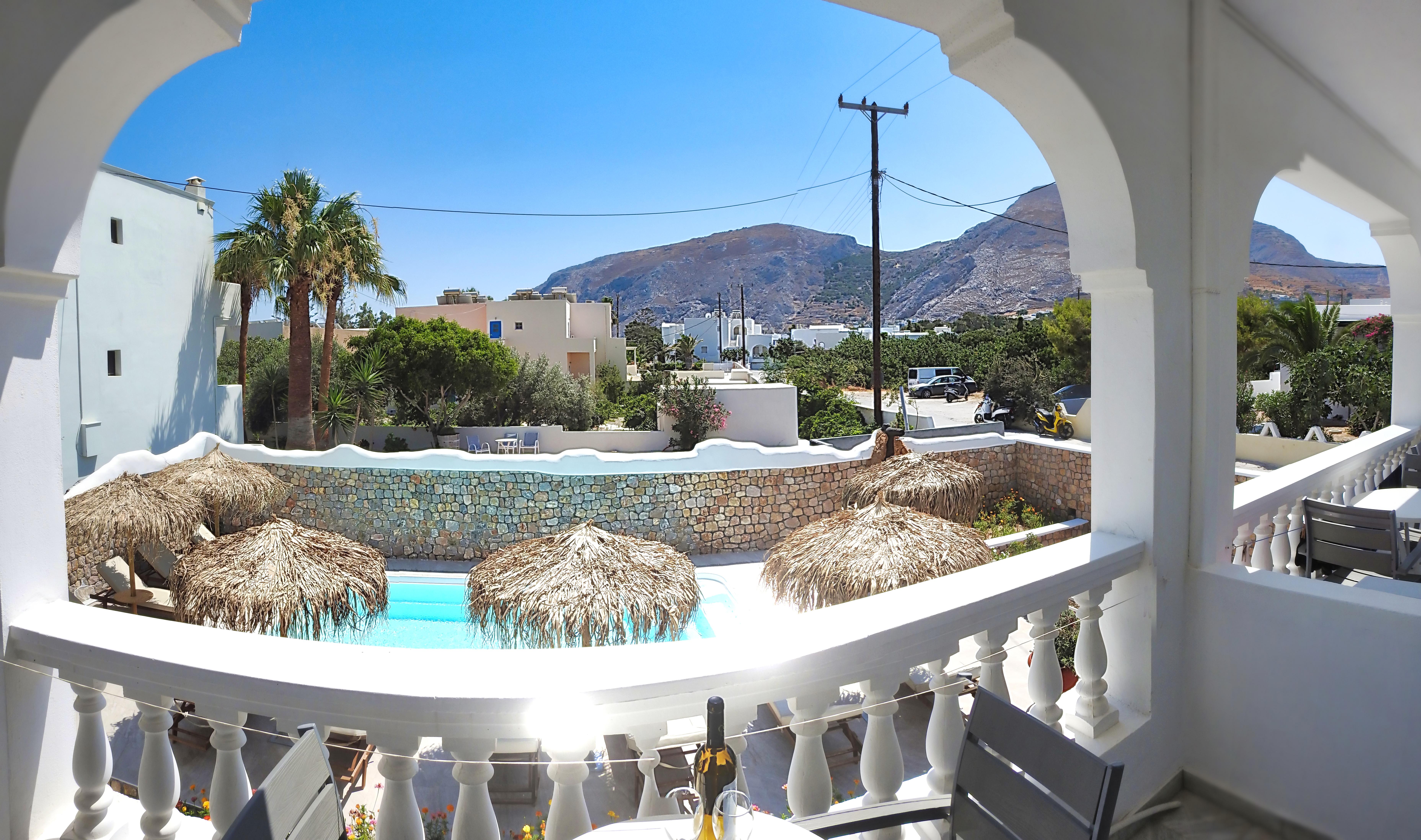 Avraki Hotel Kamári Kültér fotó