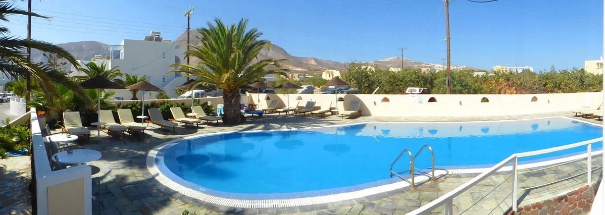 Avraki Hotel Kamári Kültér fotó